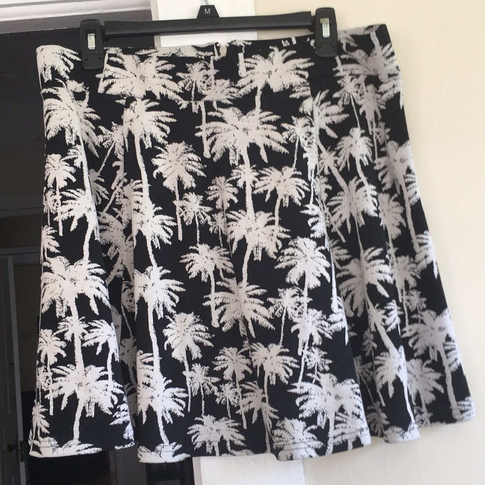 Palm tree skater dress